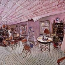  Trenton City Museum To Present PAINTING THE MOON AND BEYOND By Lois Dodd and Friends