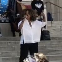 VIDEO: Adrienne Warren Speaks at the Broadway United For Racial Justice March