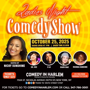 Rhonda Hansome Joins LADIES NIGHT COMEDY SHOW at Comedy In Harlem