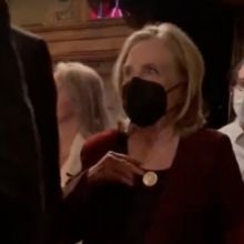 VIDEO: Hillary Clinton Visits POTUS on Broadway