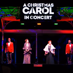 Cast Set For A CHRISTMAS CAROL: in Concert at FreeFall Theatre