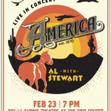 King Center to Present America With Special Guest Al Stewart, February 2023
