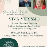 Opera At Florham Presents Viva Verismo: Exploring The Realness In Opera