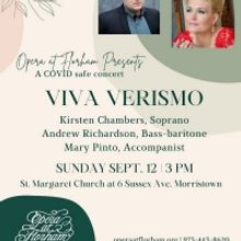 Opera At Florham Presents Viva Verismo: Exploring The Realness In Opera