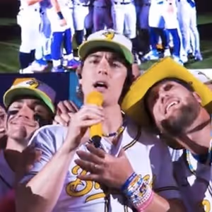 Video: Derek Klena Performs 'A Thousand Miles' with the Savannah Bananas