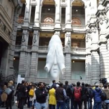 Detrás Del Muro,escultura Monumental De Jaume Plensa, Por Primera Vez En México, Ll