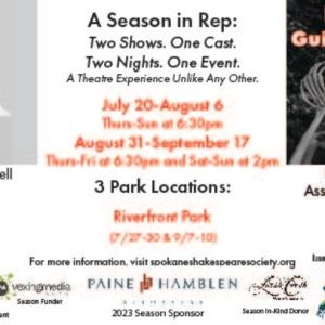 HAMLET and ROSENCRANTZ AND GUILDENSTERN ARE DEAD to Run In Rep at Spokane…