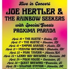 Joe Hertler & The Rainbow Seekers Will Stop in Greenville on April 28th