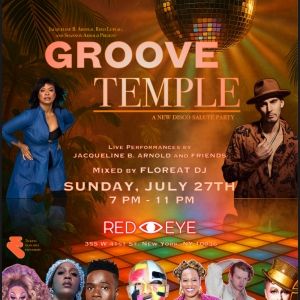 GROOVE TEMPLE to Bring 1970s Disco Salute to Red Eye NYC