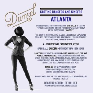 Otis Sallid to Hold Open Call for DAMSEL This Month