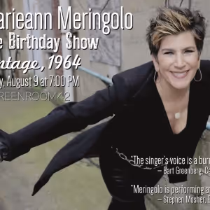 Marieann Meringolo in THE BIRTHDAY SHOW VINTAGE, 1964 to Play The Green Room 42