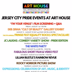 Art House Productions Announces Ten Events For Jersey City Pride Month