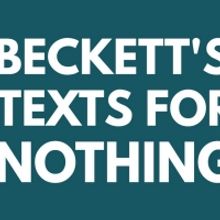 Nervous Theatre to Present BECKETT'S TEXTS FOR NOTHING