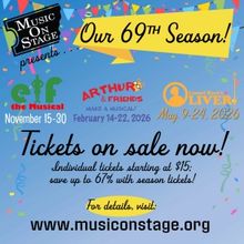 OLIVER! and More Set for Music On Stage 69th Season