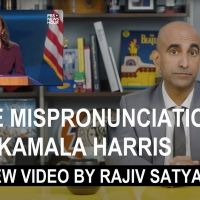 VIDEO: Comedian Rajiv Satyal Releases 'The Mispronunciation of Kamala Harris'