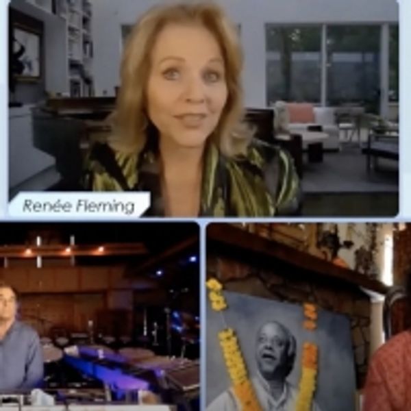 VIDEO: Renee Fleming, Mickey Hart, and Zakir Hussain Perform 'Open Eyes' - Broadway Theater Video