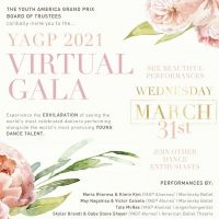 Youth America Grand Prix Virtual Benefit Announced