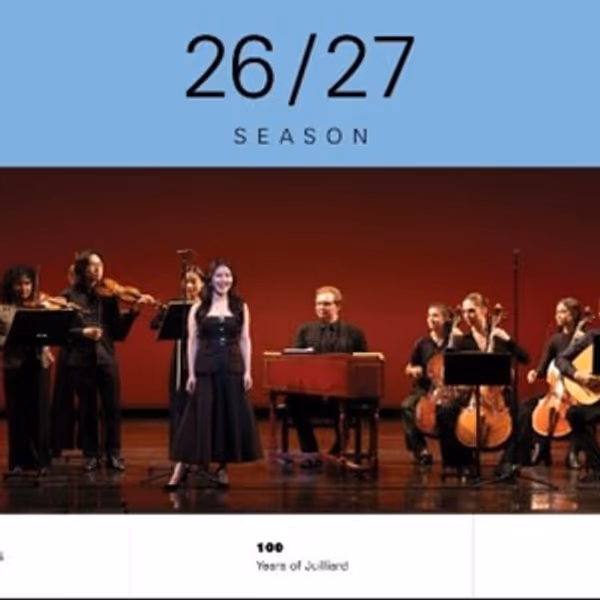 Juilliard Unveils 2026–27 Music Season Featuring World Premieres, Guest Artists and Photo