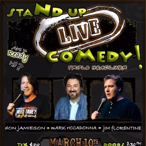 Comedians Jim Florentine, Don Jamieson, and Mark Riccadonna to Headline Debonair…