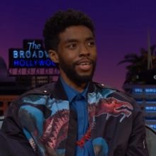 VIDEO: Chadwick Boseman Talks About BLACK PANTHER Fame on THE LATE LATE SHOW WITH JAM