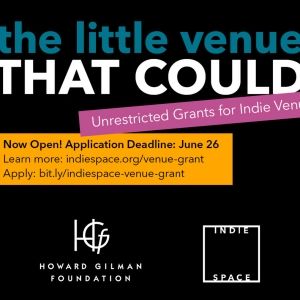 IndieSpace to Launch The Little Venue That Could Program