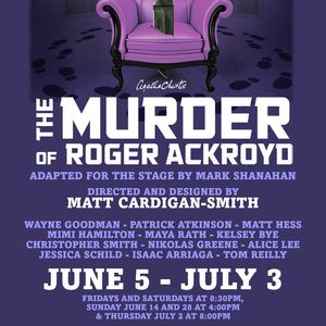 The Orinda Starlight Village Players Will Perform Agatha Christie's THE MURDER OF ROGER ACKROYD