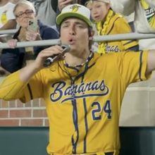 Video: Derek Klena Sings 'Shut Up and Dance' With the Savannah Bananas
