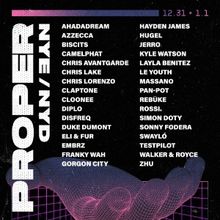 FNGRS CRSSD Reveals PROPER NYE/NYD Lineup Featuring Chris Lake, ZHU, Diplo, and More