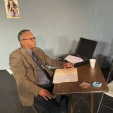 Mel Hancock And Nick Pascarella of the Filmed Version of A CLEAN SHOOT? at Nutley Lit