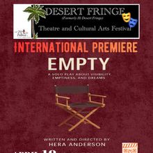 Hera Anderson's Solo Play EMPTY to Make International Premiere At The Hi-Desert Fring