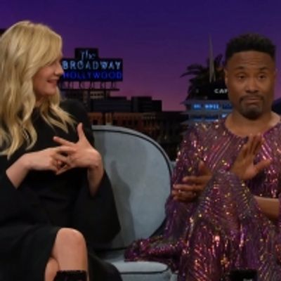 VIDEO: Billy Porter & Kirsten Dunst Talk First Kisses on THE LATE LATE SHOW WITH JAMES CORDEN