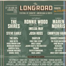 THE LONG ROAD FESTIVAL Taps Ronnie Wood to Headline Saturday Lineup