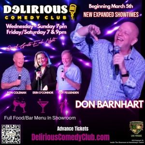 Delirious Comedy Club Launches Expanded Schedule With Early and Late-Night Shows