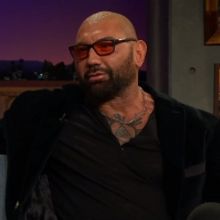 VIDEO: Dave Bautista Talks About Knowing Bear Grylls on THE LATE LATE SHOW