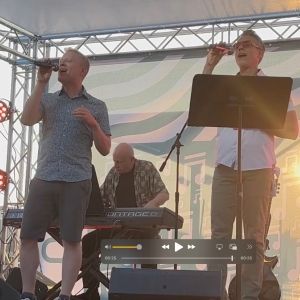 Exclusive: Anthony Rapp & Adam Pascal Reunite at Broadway By the Boardwalk