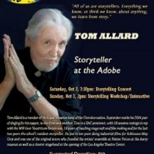 The Adobe Theater Presents LIVE! TOM ALLARD Story Telling and Workshop in October