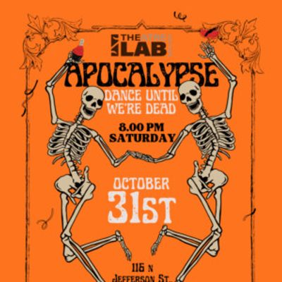 TheatreLab to Present APOCALYPSE: DANCE UNTIL WE'RE DEAD Halloween Party