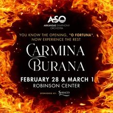 Review: CARL ORFF: CARMINA BURANA at Robinson Center in Little Rock