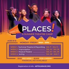 Arts Garage In Delray Beach Opens PLACES: A Summer Theatre Camp For Kids and Teens