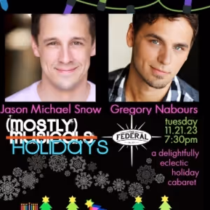 (mostly)musicals Adds Shawn Ryan And More To (mostly) HOLIDAYS Sparkling Lineup!