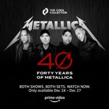 Metallica's 40th Anniversary Shows To Stream On-Demand Exclusively On The Coda Collec