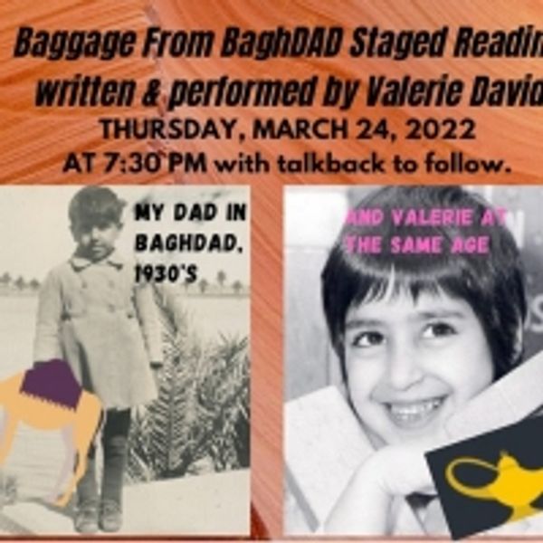 Staged Reading of BAGGAGE FROM BAGHDAD to be Presented at W.H.A.M. Festival Photo