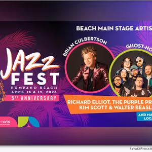 JAZZ FEST POMPANO BEACH To Return for 5th Year with Brian Culbertson, Ghost-Note and More