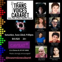 TRANS VOICES CABARET to Play Annual Pride Show at Caveat in June