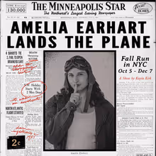 AMELIA EARHART LANDS THE PLANE: A SOLO SHOW is Coming to Brooklyn Venues