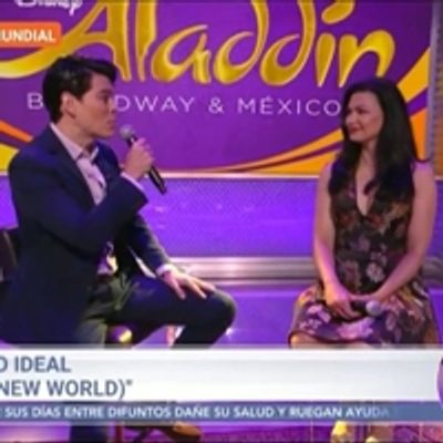 VIDEO: ALADDIN's Rodney Ingram & Katie Terza Perform Dual Language 'A Whole New World'