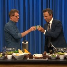 VIDEO: Celebrity Chef Bobby Flay Shows Up on LATE NIGHT SETH MEYERS