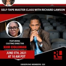 Kim Coleman Returns To The Richard Lawson Studios Master Class Series