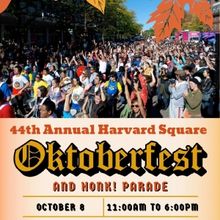 44th Annual Oktoberfest to Be Held in Harvard Square Next Weekend