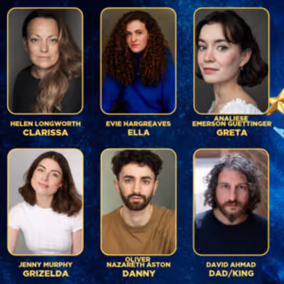Cast Revealed for Dukes Christmas Show CINDERELLA